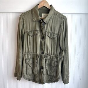 Thread Supply lightweight tencel jacket olive